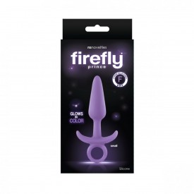 Фиолетовая анальная пробка Firefly Prince Small - 10,9 см.