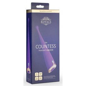 Фиолетовый клиторальный вибратор The Countess Pinpoint Vibrator - 19 см.