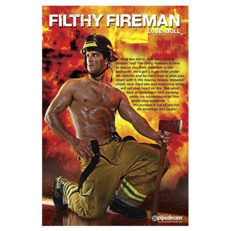 Надувная секс-кукла пожарник Filthy Fireman Love Doll